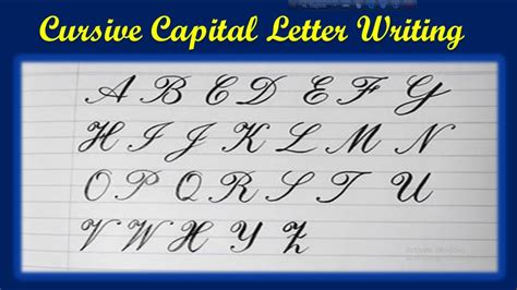 cursive capital i|cursive alphabet capital letters.
